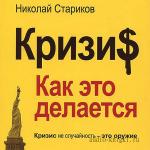 Стариков Николай - Кризис. Как это делается